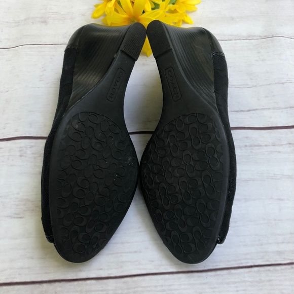 Coach Tamalia Wedge Peep Toe Shoe - Picture 6 of 8